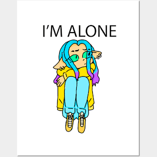 i'm alone elf Posters and Art